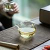 Heat-resistant borosilicate glass teapot white, simple brewing teapot, household green tea flower teapot, cold brewing pot