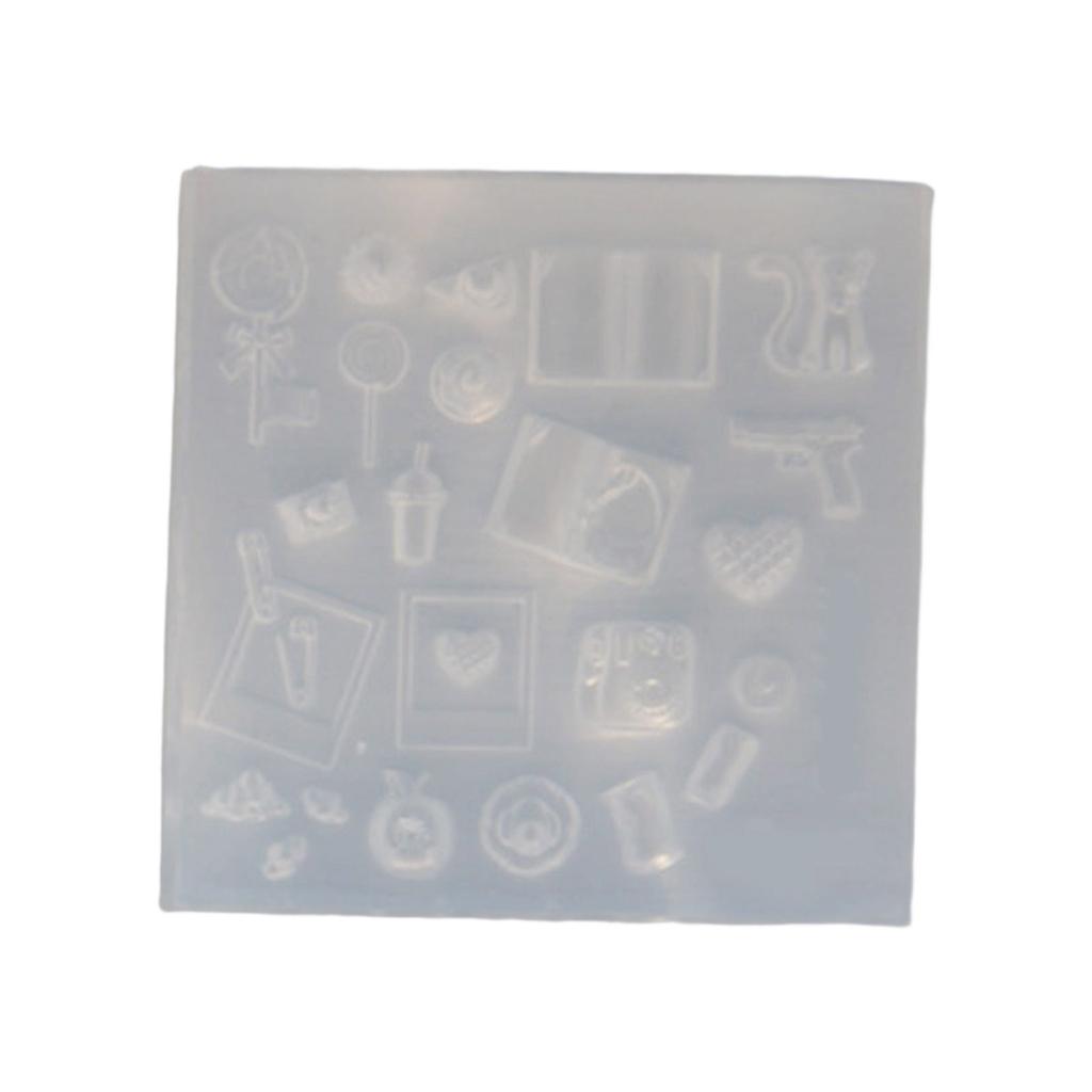 Realistic Design Silicone Nail Art Accessories Mold For DIY Craft Jewelry Making Safe Easy Use Nail Charm Mold