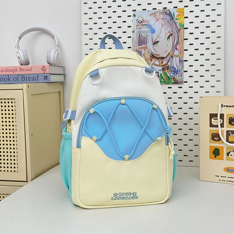 Middle School Student Schoolbag Women's Large Capacity Backpack Lightweight Travel Backpack