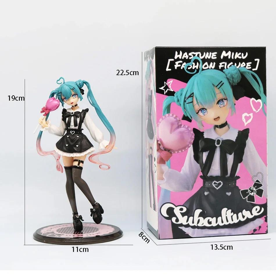 In Stock Hatsune Miku Collection, Princess Lolita Punk Pastoral Style Lollipop Exquisite Figure, Collectible Anime Ornament