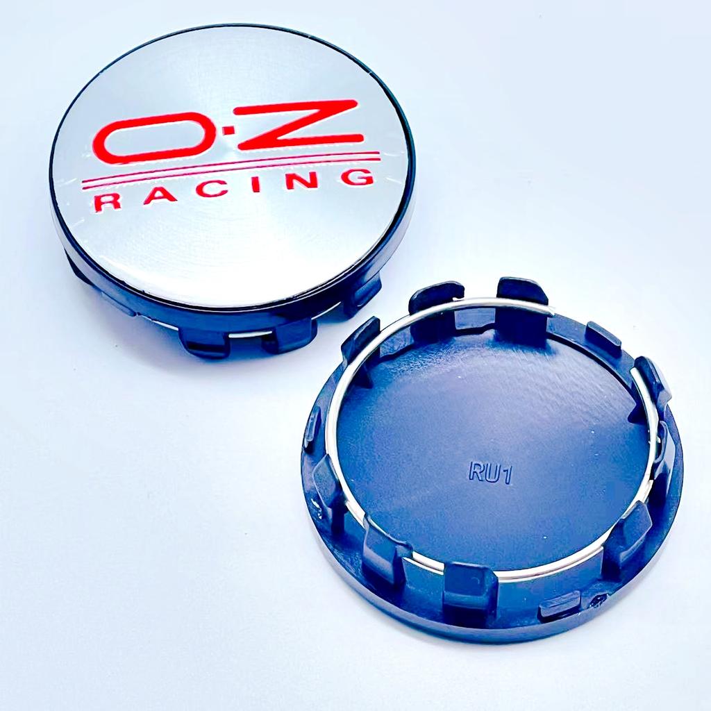 4 szt. 59 mm Stylizacja Samochodu OZ Racing O.Z Logo Dekielki Środkowe Piast Kół Samochodowych Naklejka Ozdoba Pokrywy Felgi Odznaka Emblemat Akcesoria Samochodowe