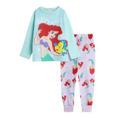 Girls Ariel & Flounder Long Pyjama Set