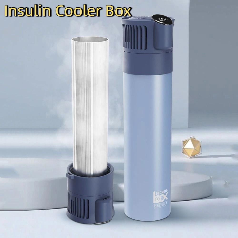 LCD Digital Display Insulin Cooler Box USB Charging Medication Refrigerator Cup  Summer