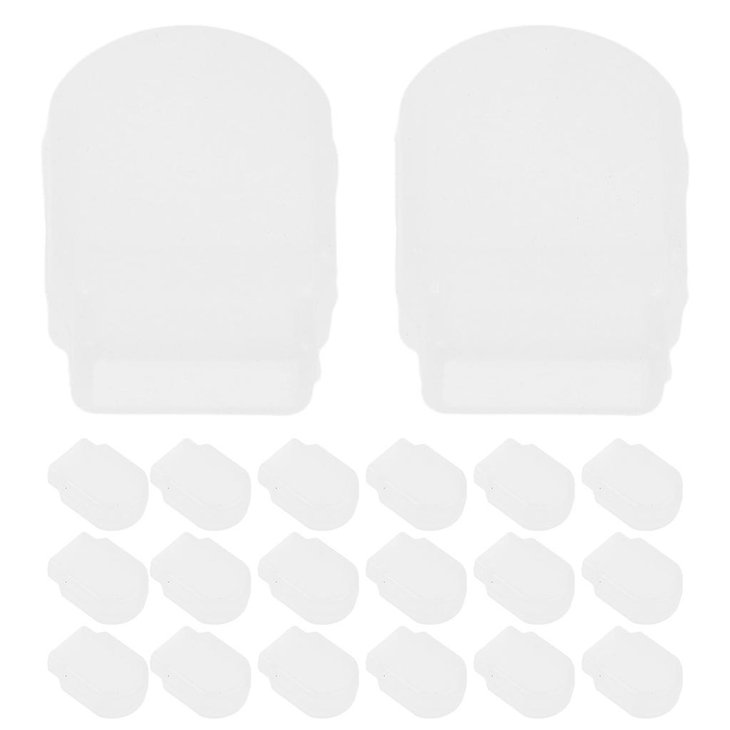 50Pcs Laundry Zipper Covers Silicone Caps for Washer Dryer Front Load Noise Reducing Zipper Protector Snag Prevention