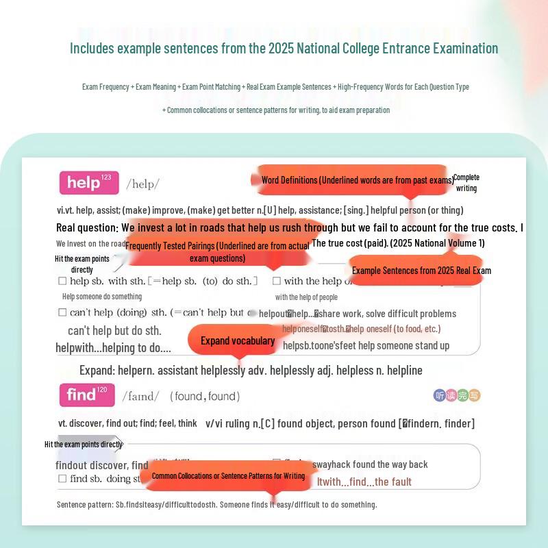 Xinghuo English Gaokao High School Vocabulary Book 2026 Edition