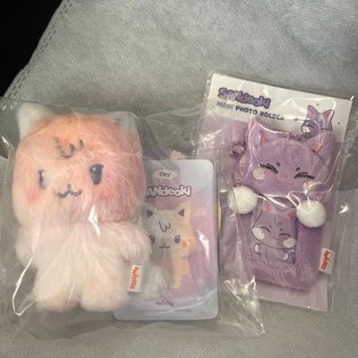 [USED] ATEEZ Sun Sandgi Color Mix Keychain Mini Photo Holder