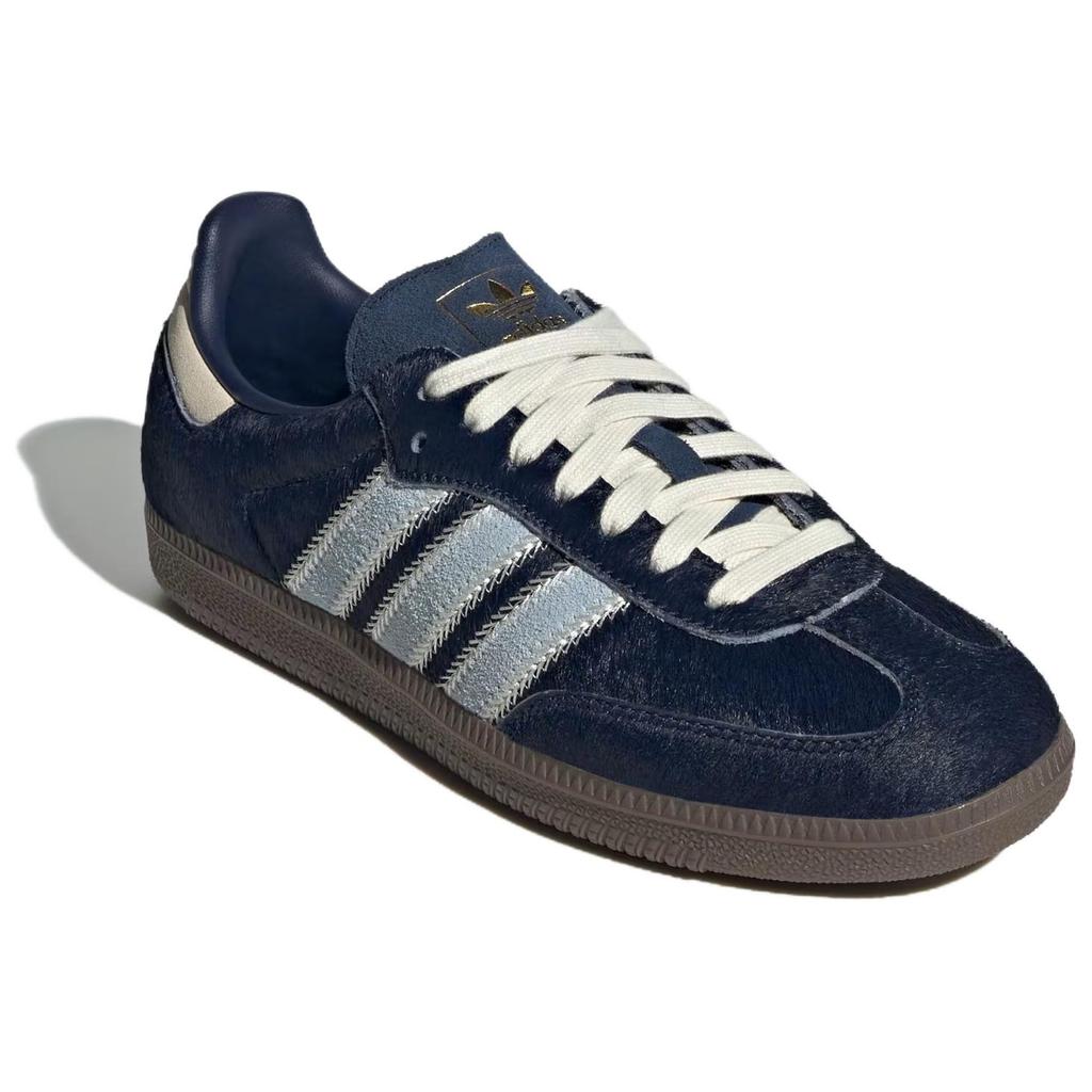 Adidas Samba OG Pony Hair Pack - Night Indigo Clear Sky Women Sneakers Blue Tactile-Blue JS3934