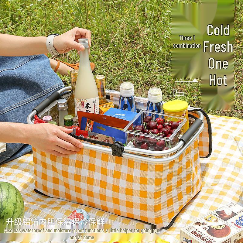 Foldable Insulated Picnic Cooler Bag