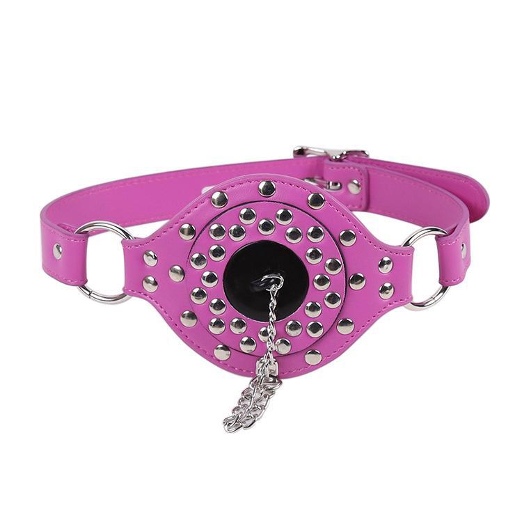 Adult SM Bondage Kit with Gag and Shackles - One-Piece Restraint for Females