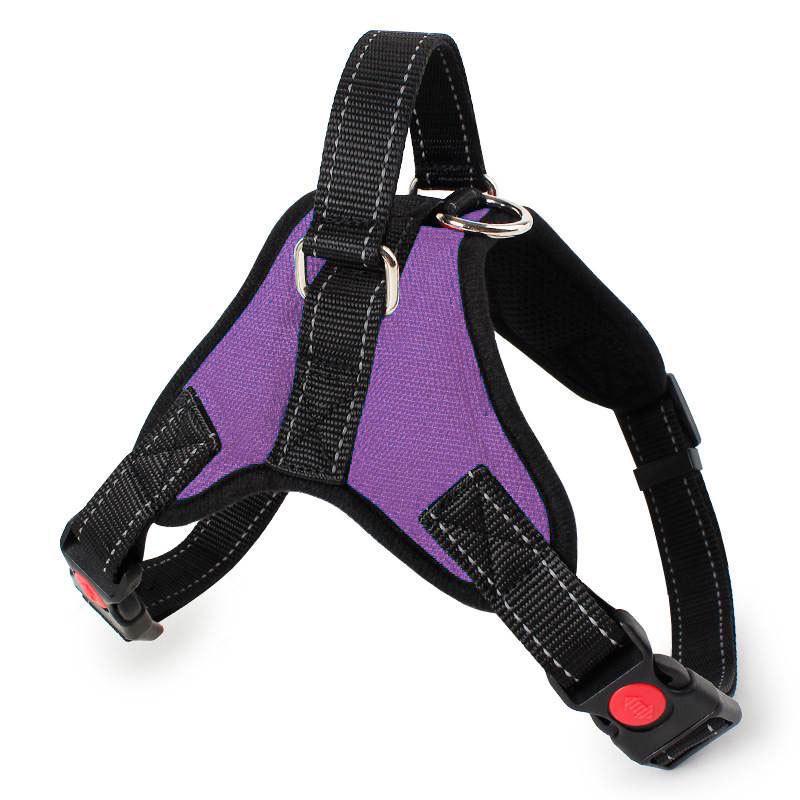 Pet Dog Harness - Adjustable Walking and Traction Rope with Supportive Chest Strap