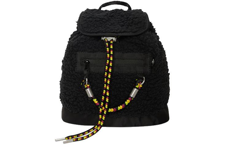 Converse Cotton Faux Sherpa Backpack Mini Unisex Black 10022396-A01
