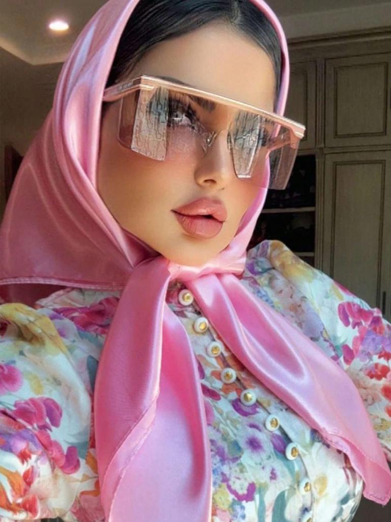 Fashion 90*90cm Solid Color Square Scarf Soft Satin Wraps Elegant Head Neck Hair Tie Band Ladies Hijab Women Girls Kerchief