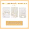 Korean Style Lampshade, Petal Cloth Table Lamp Shade Light E27 Chandelier Replacement Lamp Shades for Home Hotel Bedside Light Pendant A