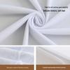 6FT Rectangular Stretch Table Cover with Jellyfish Skirt for Weddings and Banquets