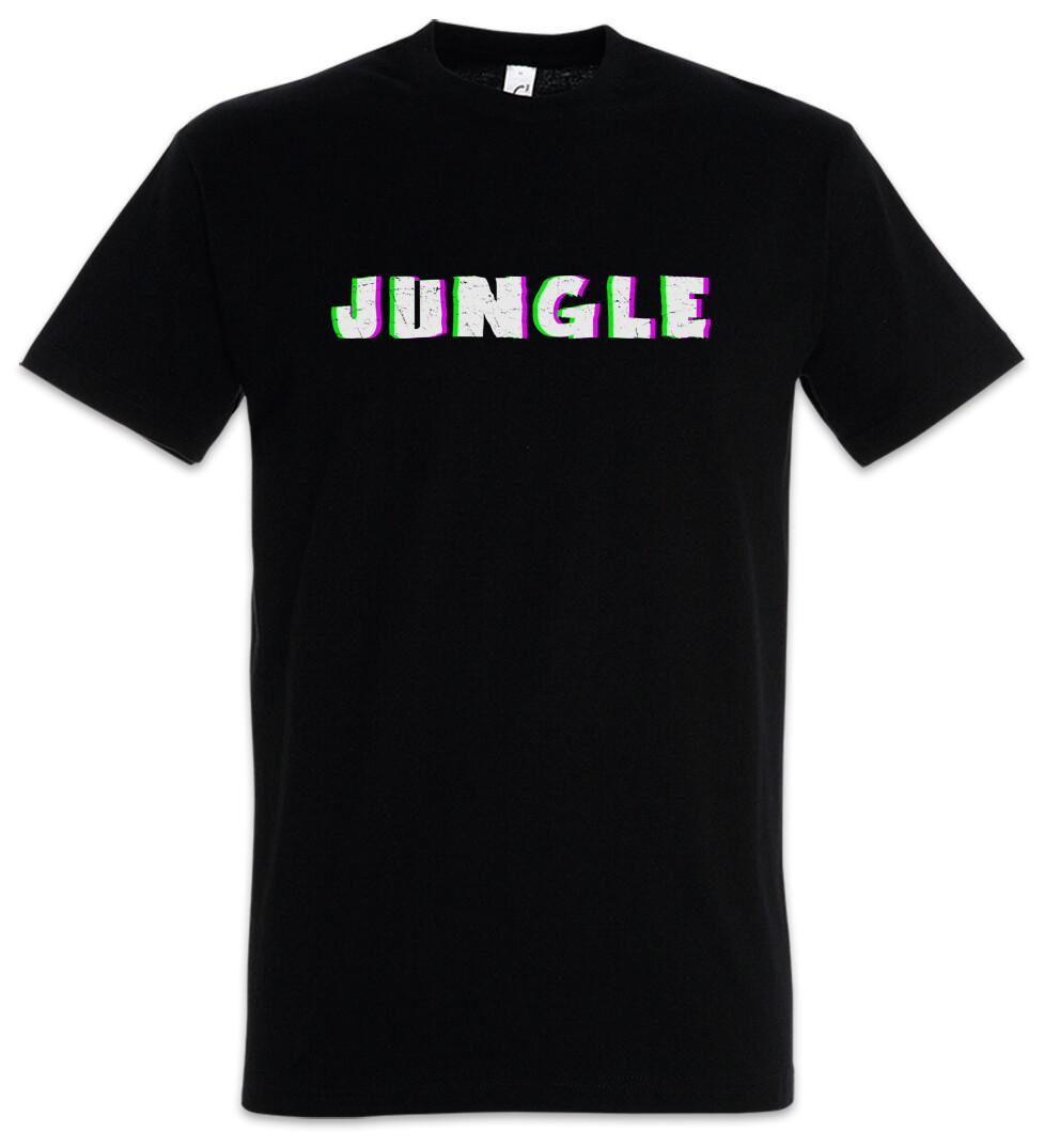 

Jungle Glitch T-Shirt Mens Womens Tees Top Audio Synthesizer LFO Sound Wave Electro DJ MC Electronic M