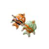 2 stücke Retro Bunte Hand-gemalt Tiefe-meer Fisch Keramik Tropische Fische Perlen Diy Schmuck Perlen Armband Halskette Zubehör