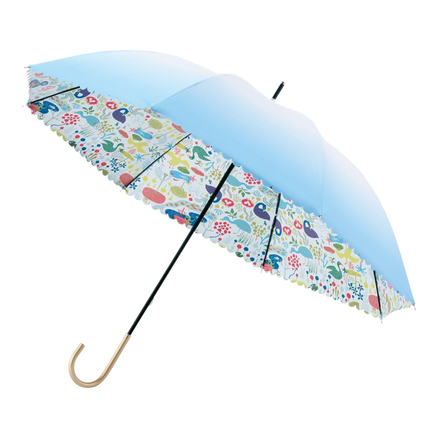 

Moonbat Длинный Для Солнца и Света Тепла УФ Синий [Esta] Солнцезащитный зонт, Зонт, Женский, Дождь, Блокирующий, Блокирующий, Защита, Длинный, Рай, синий