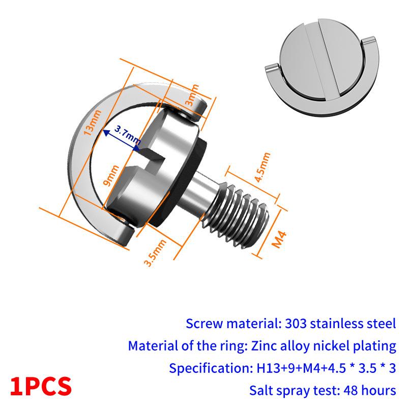 M4 Hand-Tightened Drone Quick Release Remote Control Screw Shoulder Strap Lanyard Screw Drone Accessories Suitable For Dji