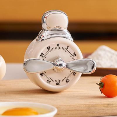 Timer Meccanico Magnetico da Cucina Senza Batteria Sveglia Retrò Strumento Conto alla Rovescia per Cucinare, Cuocere al Forno, Studiare Timer da Frigorifero per Cucinare