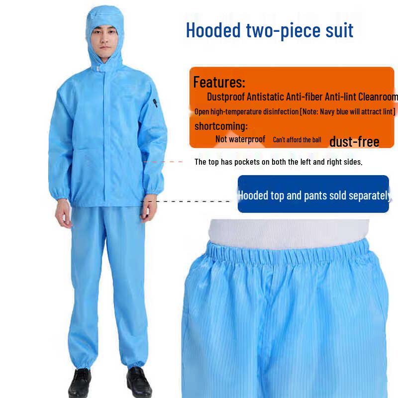 Shanzhu Gongpin Two-Piece Hooded Cleanroom Suit