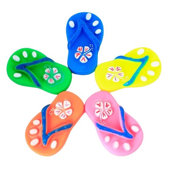 Slipper Dog Chew Toy Bite Resistant Boredom Stress Relief Vinyl Simulated Slipper Shoes Toy Squeaky Puppies Teething Cleaning Toy