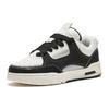 Anta AOJIE Cushioning Wear-Resistant Low-Top Skateboard Shoes Men's Black White Sneakers 112448040R-7