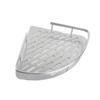 Aluminum Triangular Shelf Space Saving Bathroom Wall Corner Rack Easy Install for Shampoo Soap Storage Bathroom Organization