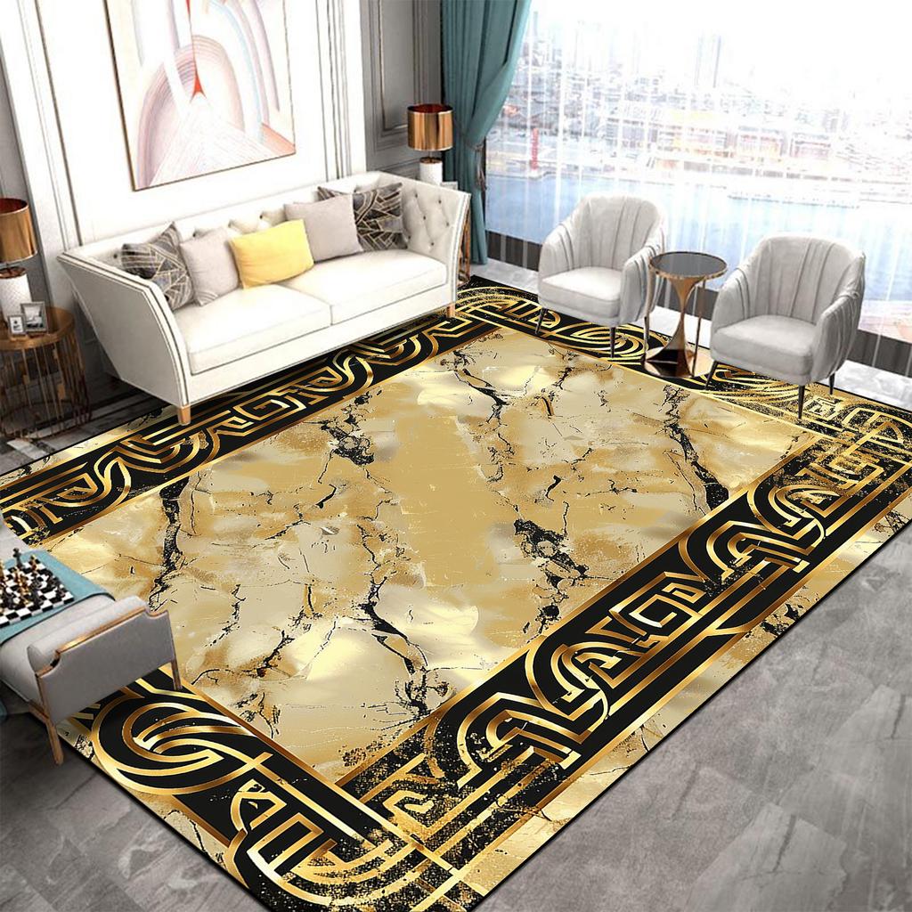 Luxury Marble CARPET FOR LIVE ROOM Decoration Bedroom Large Area Rugs Sofa Coffee Tables Mat Anti Slip Entrance Doormat Washable