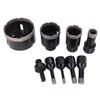 8 Pcs Diamond Drill Bit Set 668mm M14 Thread Dry Wet Use Diamond Hole Saw with Converter for