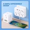 Surge Protector Outlet Extender Overload Protection Wall Adapter Professional Power Strip  Home