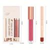 Matte Nude Brown Lipliner Pencil Lipsticks 12 Colors Lip Contour Kit Waterproof Non-sticky Sexy Velvet Red Lipgloss Makeup Tool