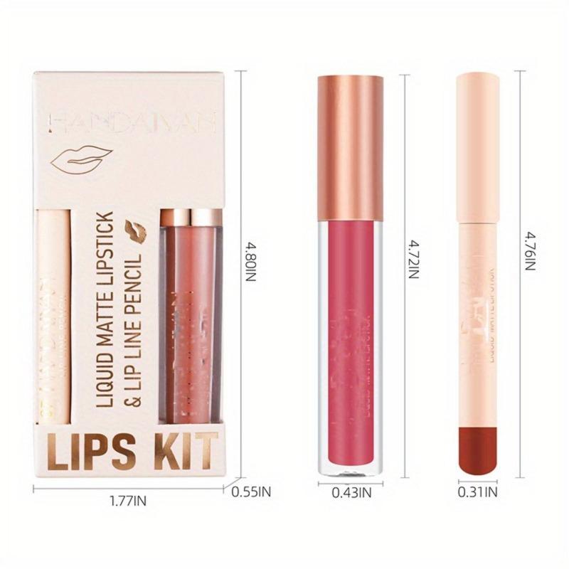 Matte Nude Brown Lipliner Pencil Lipsticks 12 Colors Lip Contour Kit Waterproof Non-sticky Sexy Velvet Red Lipgloss Makeup Tool