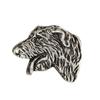 Irish Wolfhound II - Dog brooch in a gift box, elegant pin, lapel pin for Art-Dog brand jacket