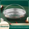 22.5/25.5Cm Stainless Steel Food Steamer Basket Pressure Cooker Steamer Basket With Handle Steaming Grid Drainer Cooking Utensil