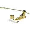 Guitar Tremolo Bridge Metal Tailpiece Tremolo Electric Guitar Bridge Stop Bar for Replace, Gold