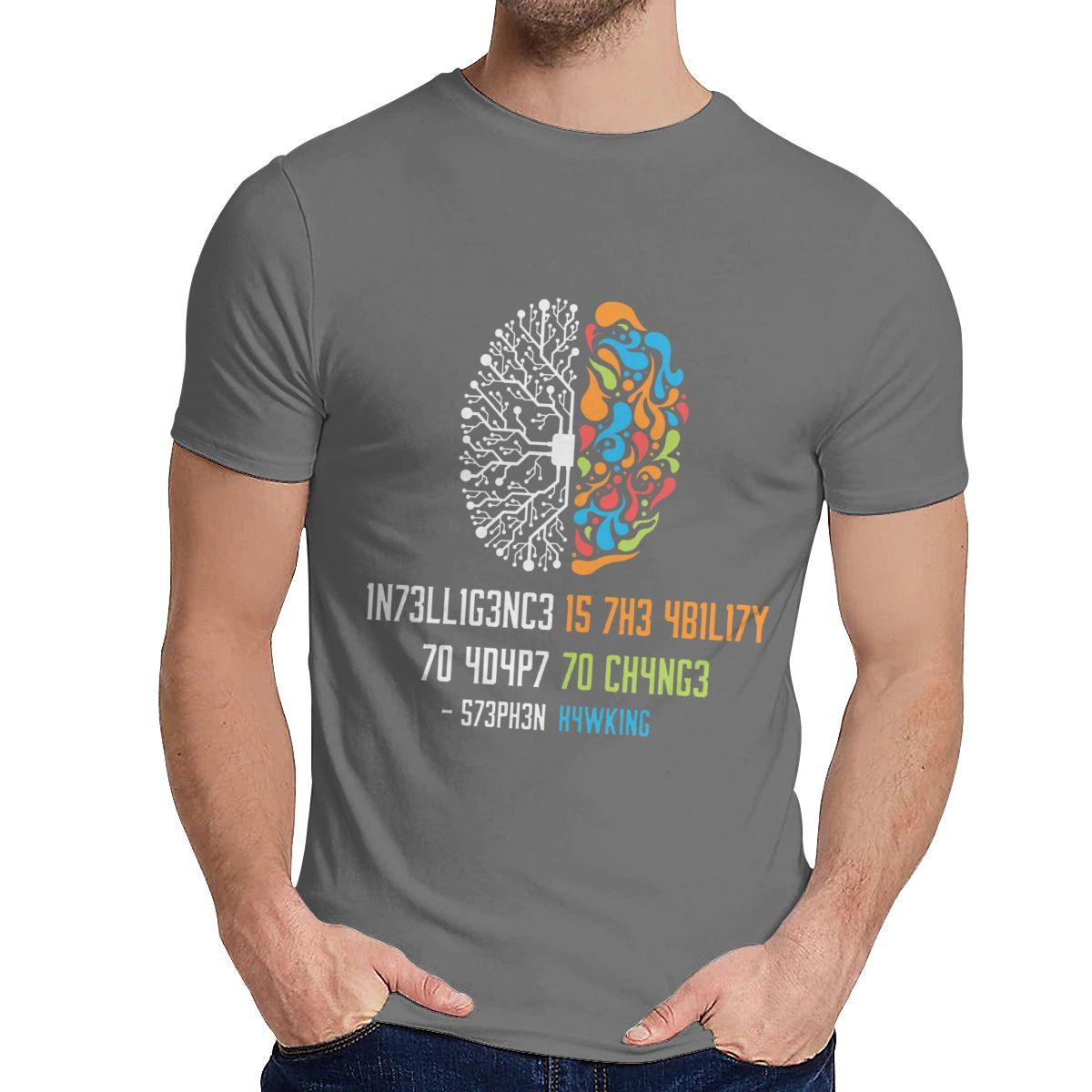 Fashion Intelligence Is The Ability To Adapt To Change Science T Shirt Gift Unisex 100 Pure L