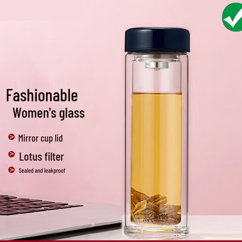 Heenoor XN-6531 Double Wall Insulated Glass Cup