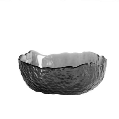 ZISIZ Nordisches Gehämmertes Glas Salatschüssel Set
