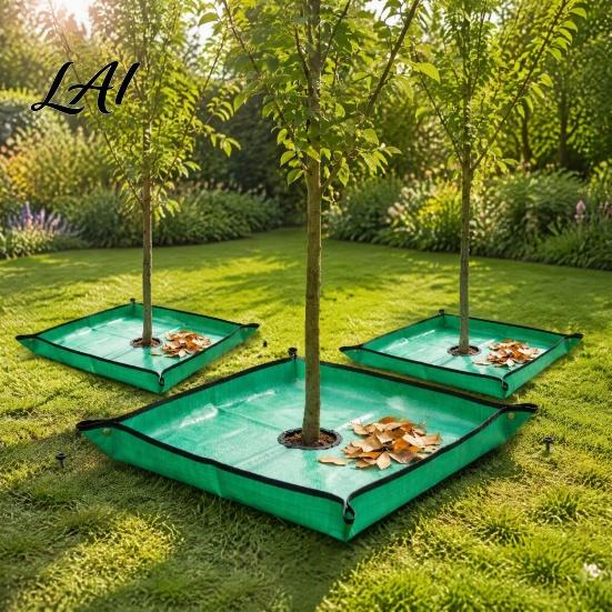 Gardening Supplies for Yard Work Landscape Pruning Tarp Waterproof PE Leaf Collection Blanket Windproof Outdoor Courtyard Collector Center