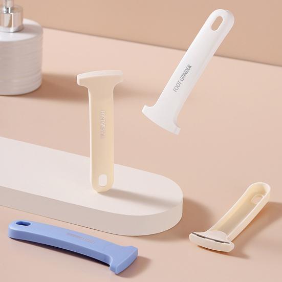 Plastik Pedikür Kazıyıcı Taşınabilir Pedikür Ayak Törpüsü Ölü Deri Topuk Nasır Giderme Aracı Çatlak Topuklar ve Pürüzlü Ayaklar İçin