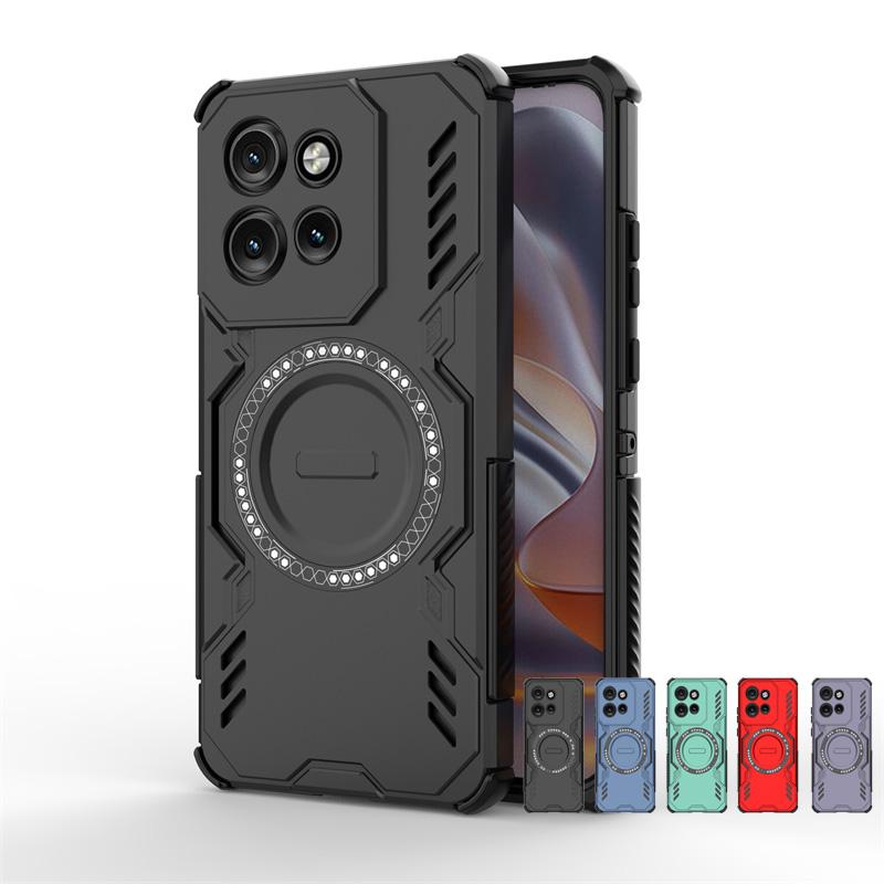 For Motorola Edge 50 Neo Case Moto Edge 50 Neo Anti-knock Magnetic Adsorption Wireless Charge Cover For Moto Edge 50 Neo Case