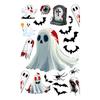 Halloween Decorations Horror Static Stickers Creative Death Glass Stickers