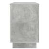 Desk Concrete Grey Particleboard 142.5 x 50 x 75 cm