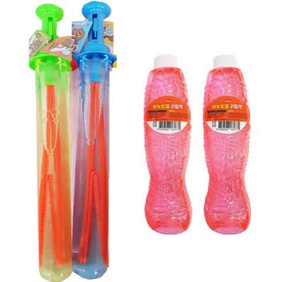 Bâton à bulles de savon Extra large + ensemble de liquide de recharge extra large, jouets coréens pour enfants