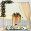 Heavy Duty Adjustable Over The Table Rod Stand with Metal Tubing for Secure and Stable Table Hanging Decorations