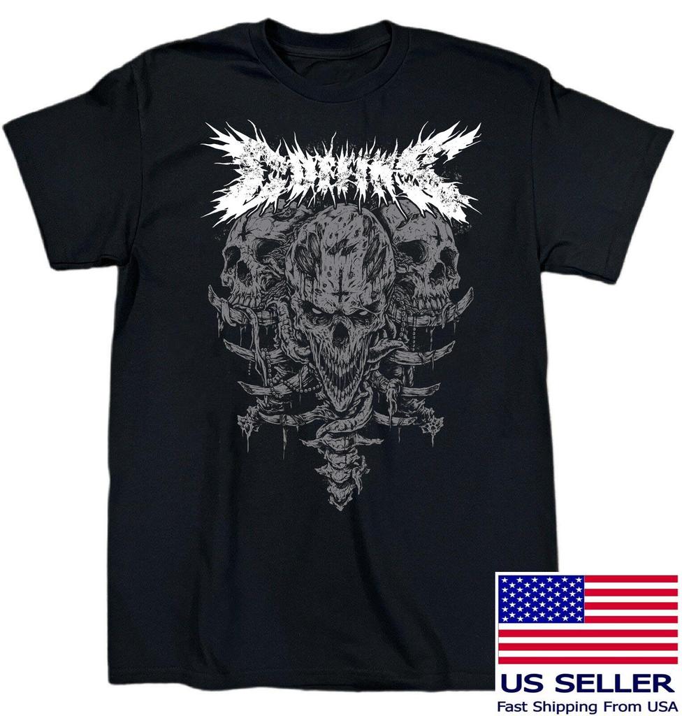 NEW COFFINS Band Gift For Fans Short Sleeve Cotton Black All Size T Shirt EN207