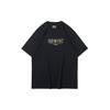 Li Ning T Shirts Men's Black Crew Neck Moderate Straight Fit AHSQ073-2