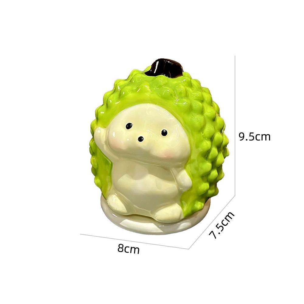 

Керамическая зубочистница Маленький ежик Бытовая Высококлассная туба для зубочисток Креативная коробка для зубной нити Коробка-держатель для ватных палочек