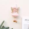 Christmas Plush Angel Girl Dolls Ornaments Xmas Tree Pendant Hanging Decoration For Home New Year Decor Supplies Kids Gifts
