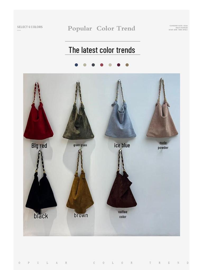 Retro Frosted Cowhide Tote - Large Capacity, Casual Single Shoulder Bucket Bag